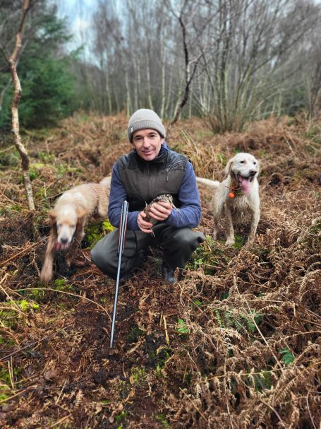 Première bécasse en Ecosse pour Hervé Chasse en Ecosse avec Autentic Chasse
